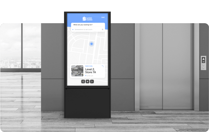 Digital Kiosk Screen by Amped